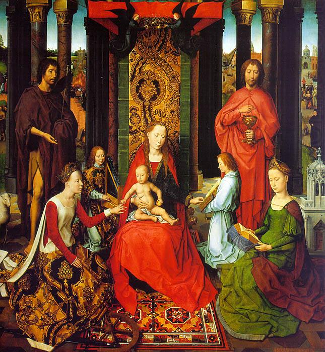 Hans Memling Triptych of St.John the Baptist and St.John the Evangelist china oil painting image